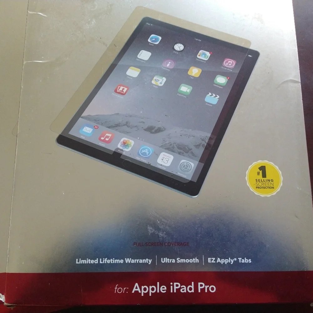 3pc Zig Zag IPAD PRO Invisible Shield HD Clarity Screen Protector